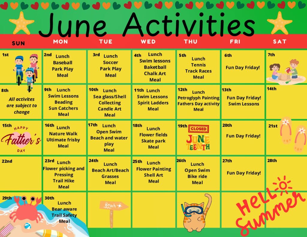 June Activies